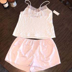 Bride two piece pajama set